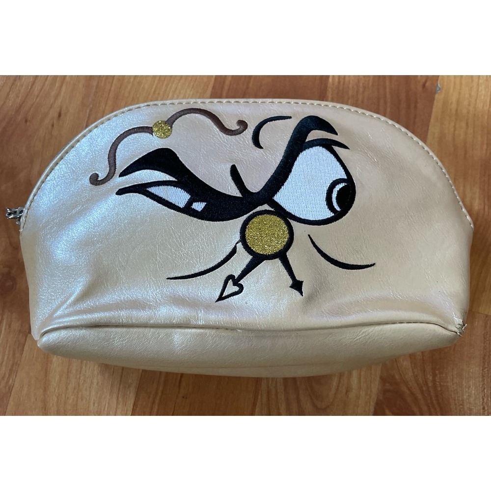 Collectable Danielle Nicole Disney Beauty And Theโ Beast Cogsworth Makeup Bag